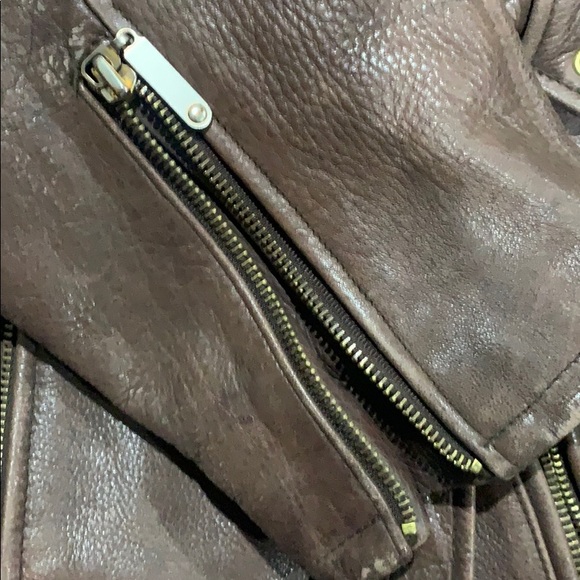 Vintage Retro Blue Line & Co leather jacket mens M - Picture 6 of 7